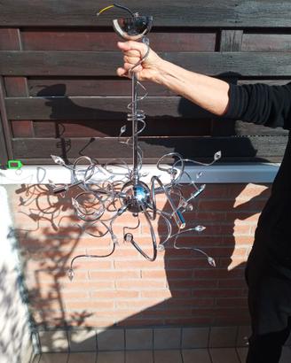 LAMPADARIO METALLO DESIGN MEDUSA