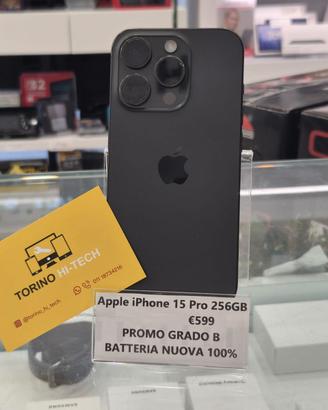 Apple iPhone 15 Pro 256GB - BATTERIA 100%