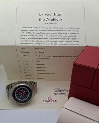 Omega flightmaster 145.036