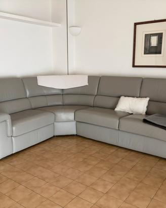 Divano Letto vera pelle nuovo - Poltrone Sofà