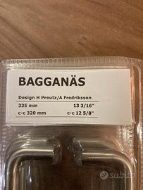 6 coppie BAGGANÄS Maniglia, inox, 335 mm IKEA
