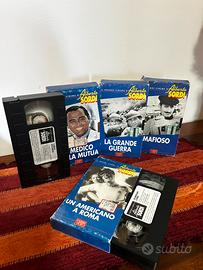 Lotto 4 Videocassette VHS Alberto Sordi