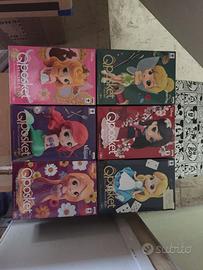 lotto 6 QPosket Principesse Disney Banpresto