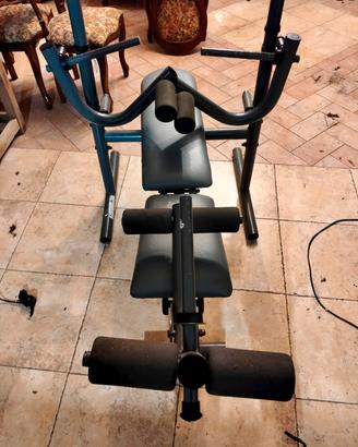 Panca pesi completa 40 kg + bilanciere – pronta al