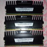 12 Gb ram (3x4gb) ddr3 1600 mhz Corsair v.2.12