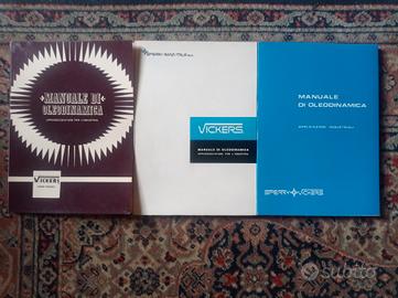 MANUALE  DI  OLEODINAMICA *VICKERS* (TRE EDIZIONI)