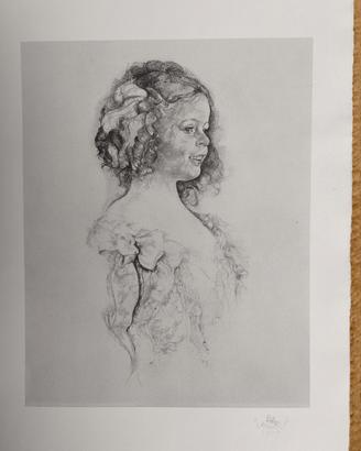 Renzo Vespignani litografia in Prova d'artista.