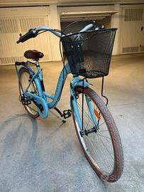 Bici Vintage modello Railway 1 LTD azzurra