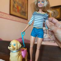 Barbie con cane Labrador
