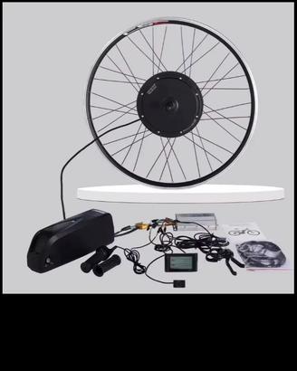 bici elettrica kit 48v 1500w 26" ruota posteriore 