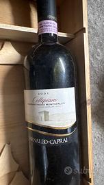 Vino pregiato ARNALDO CAPRAI COLLEPIANO 2001