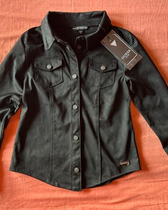 Giacca pelle bambina 8 anni Guess nera