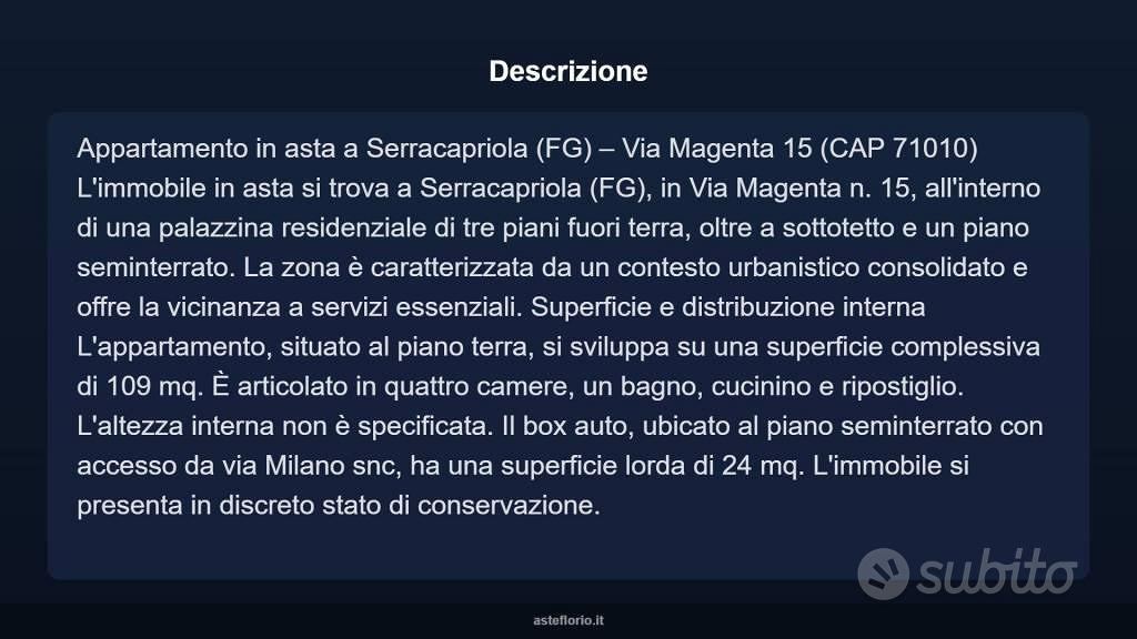 Appartamento – Serracapriola, Foggia - Vista 5