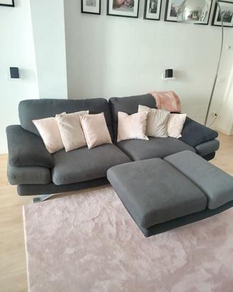 Divano Poltronesofà in tessuto nero 