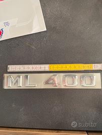 Mercedes ML 400 insegna scritta lettering badge