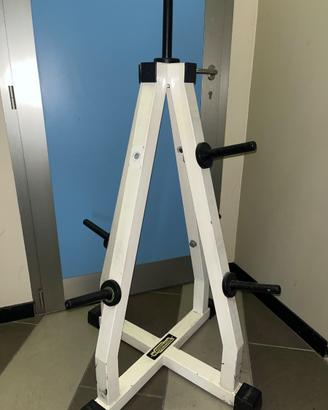 Porta dischi lux/silver Technogym