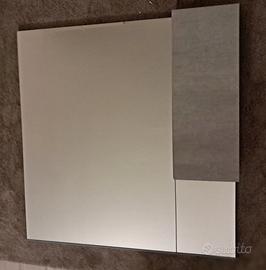 Specchio bagno con contenitore 100x104