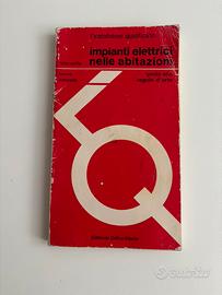 Libro vintage impianti elettrici nelle abitazioni