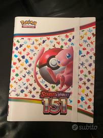 ALBUM RACCOGLITORE Pokemon 151 20 pag3x3 360carte