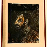 “Omaggio autoritratto LIGABUE” del pittore Zanini