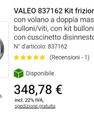 kit frizione Peugeot 308 1.5 blueHdi