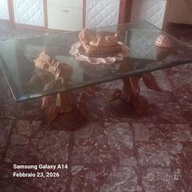tavolino in vetro