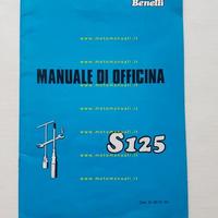 Benelli 125 S Scooter 1982 manuale officina epoca