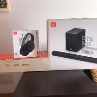 Jvc-Soundbar+Cuffie Nuovi