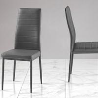 Sedie grigio 41x49x97