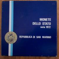 Monete dello stato 1972 Repubblica di San Marino 