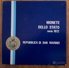 Monete dello stato 1972 Repubblica di San Marino 