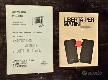 Giovanni Marini, antifascista. Ciclostilati