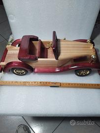 AUTO D' EPOCA IN LEGNO porta grappa