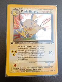 Pokémon Dark Raichu 1ª Edizione Team Rocket - Rara