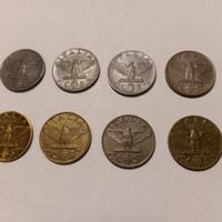 Lotto 5 centesimi impero Vittorio Emanuele III 