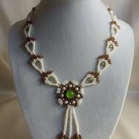 Collana Perle Vintage Pietre Preziose Pezzo Unico