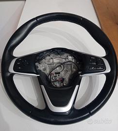 Volante originale BMW X1 nero con cromature argent