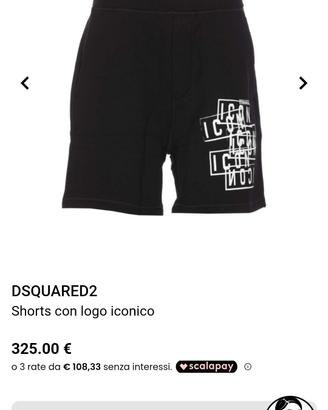 pantaloncino shorts DSQUARED2 Veste come XL