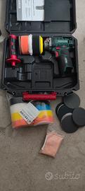 LUCIDATRICE 12V PARKSIDE + accessori lucidatura 