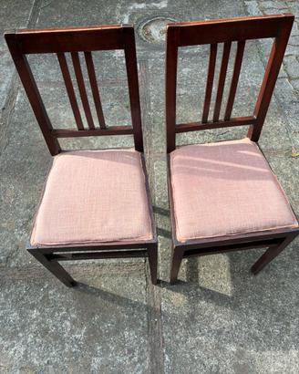 Sedie imbottite  fine 900 in ciliegio