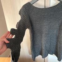 Maglioncino maniche aperte