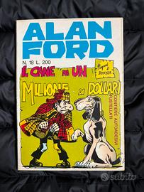 Alan ford 18 originale con adesivi edicola