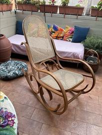 POLTRONA DONDOLO VINTAGE DESIGN CRASSEVIG SEDIA