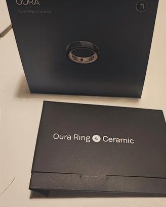 Oura Ring 4 Ceramic Midnight Blue taglia 11 – NUOV