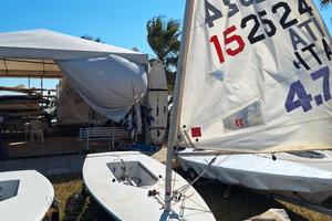 ILCA barca a vela con vela 4.7, con carrello 