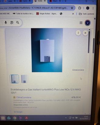 Vaillant Scaldabagno TurboMag Plus 12 L GPL