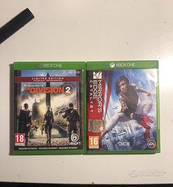 THE DIVISION 2 E MIRROR’S EDGE CATALYST