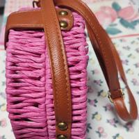 Borsa bambina fuxia con bretella regolabile