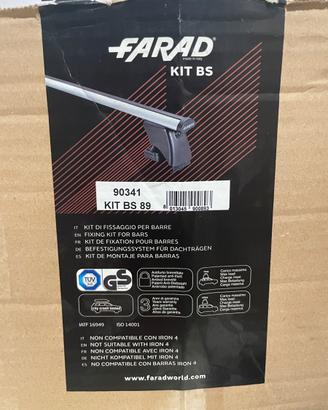Kit FARAD BS89 Volvo V60 SW 2010-8 senza corrimano
