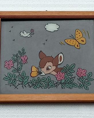 Quadretto in vetro Bamby 